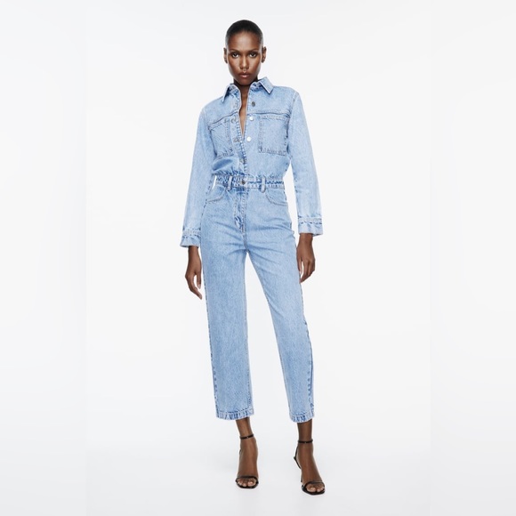 Denim Jumpsuit - Picture 1 of 4